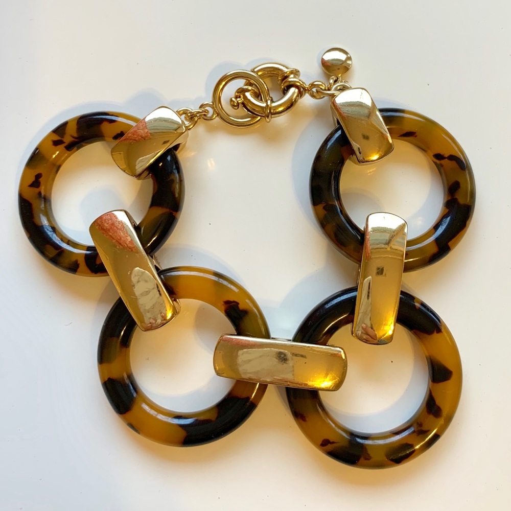 JCrew Tortoise Link Bracelet